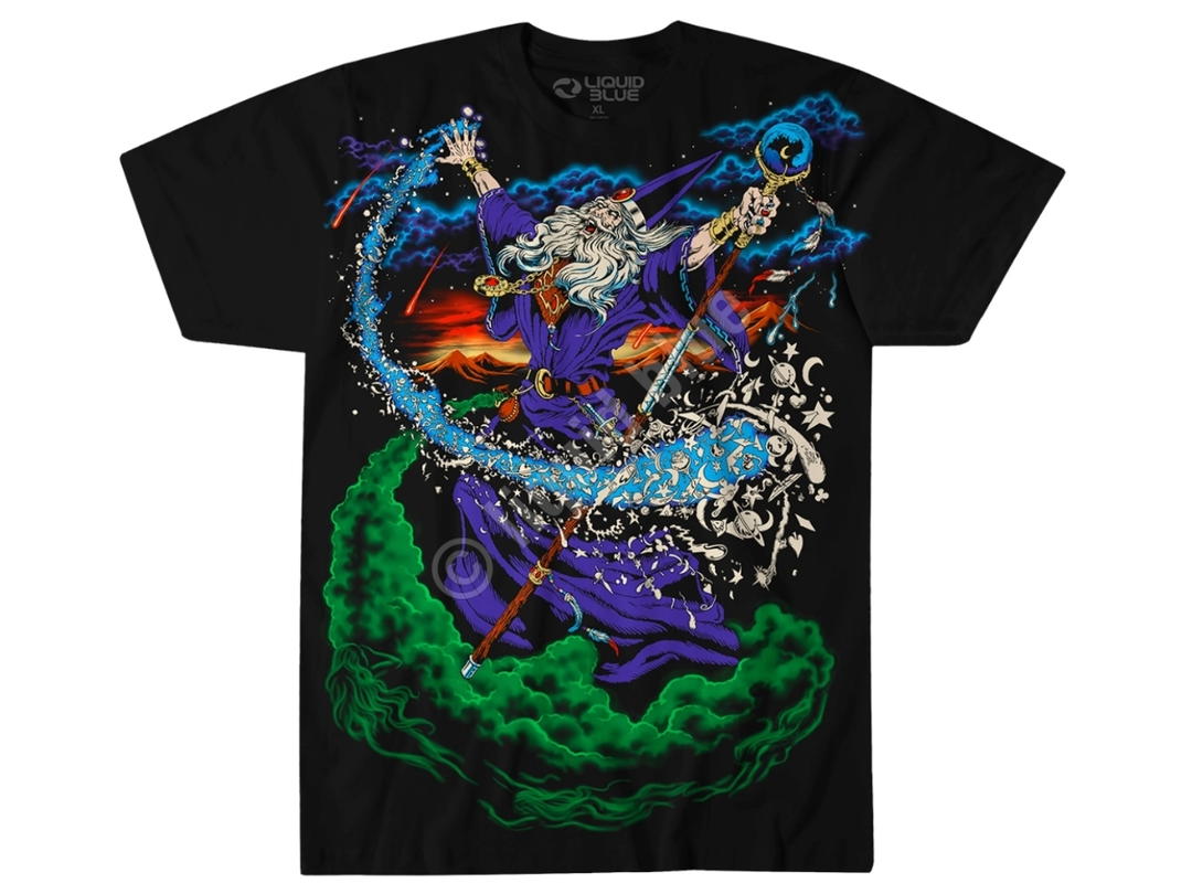 Liquid Blue Liquid Blue Dark Fantasy Wizard Black