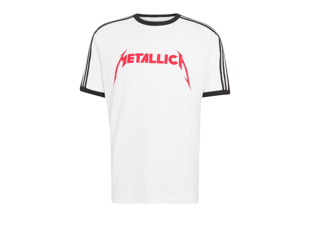 Buy adidas Metallica Ringer Tee Core White at Sasom – Authentic and Ready to Ship