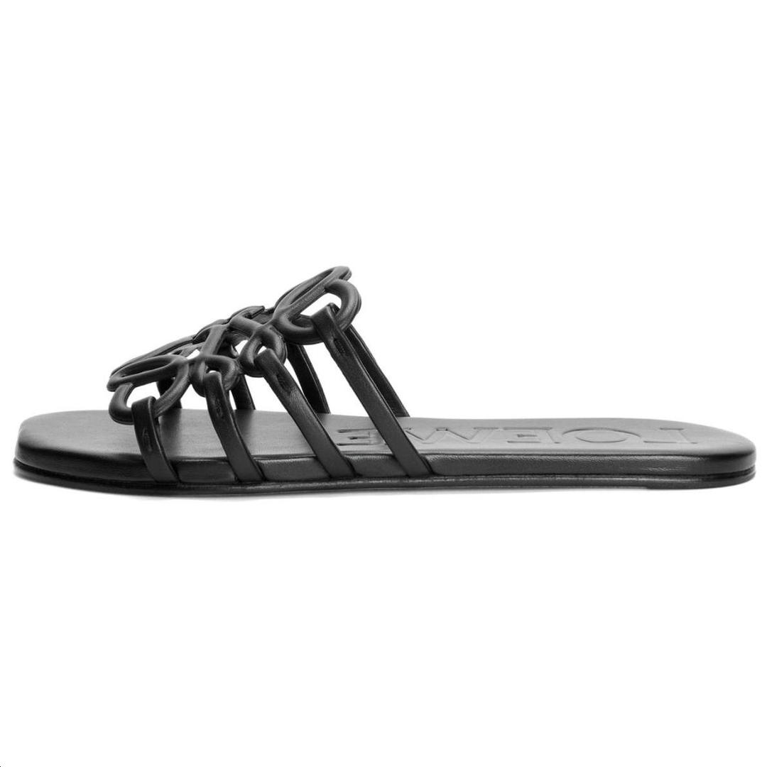 Loewe Loewe Petal Slide Slippers Women's Black