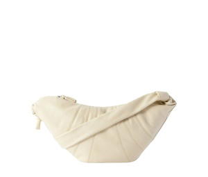 Buy Lemaire Croissant Large Panelled Messenger Bag Light Brown at Sasom – Authentic and Ready to Ship