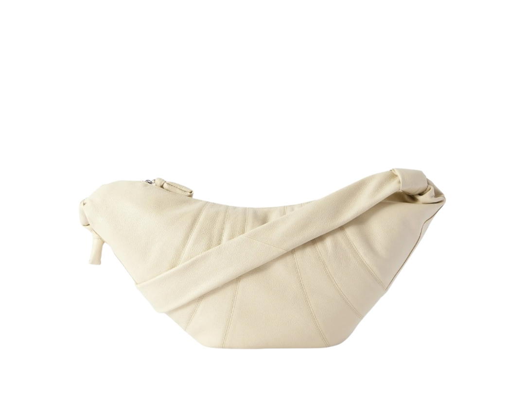Lemaire Lemaire Croissant Large Panelled Messenger Bag Light Brown