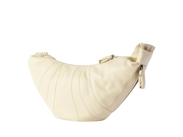 Lemaire Lemaire Croissant Large Panelled Messenger Bag Light Brown - view 2