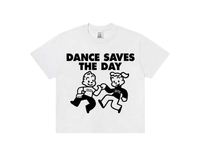 Lndc Lndc X Osamu Goods Dance Saves The Day Tee White - view 1