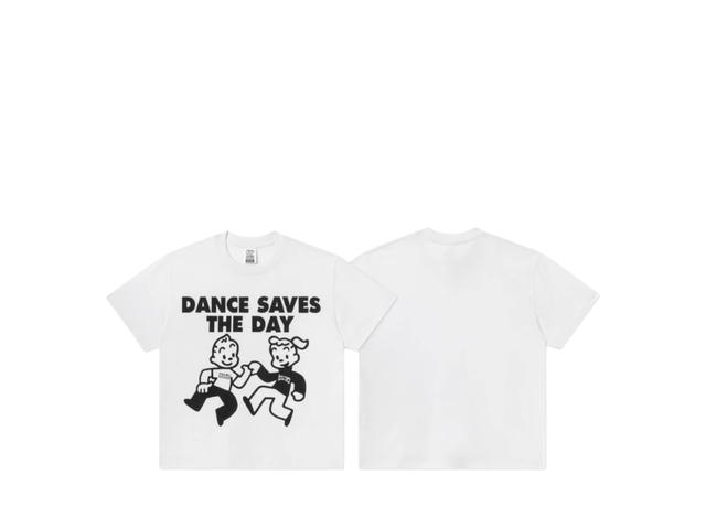 Lndc Lndc X Osamu Goods Dance Saves The Day Tee White - view 2