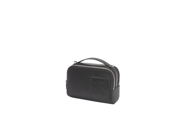 Loewe Loewe Mini Camera Crossbody Bag In Satin Calfskin Black - view 2