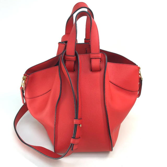 Loewe LOEWE 387.30.N60 Hammock small Shoulder Bag Hand Bag Leather Red/GoldHardware - view 2