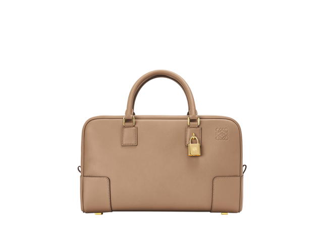 Loewe Loewe Amazona 28 Bag In Nappa Calfskin With Gold Metallic Colour Mink Color - view 1