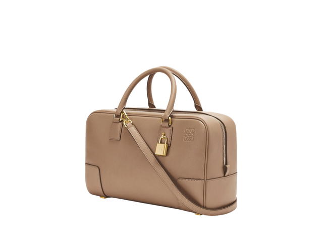 Loewe Loewe Amazona 28 Bag In Nappa Calfskin With Gold Metallic Colour Mink Color - view 2