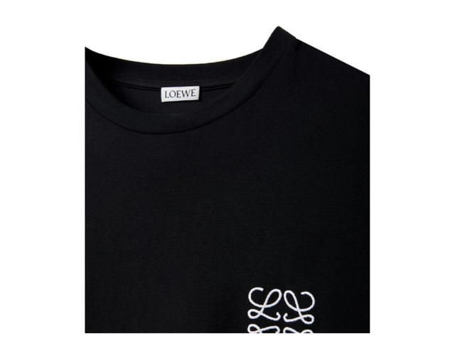 Loewe Loewe Anagram Cotton T-Shirt Black - view 2