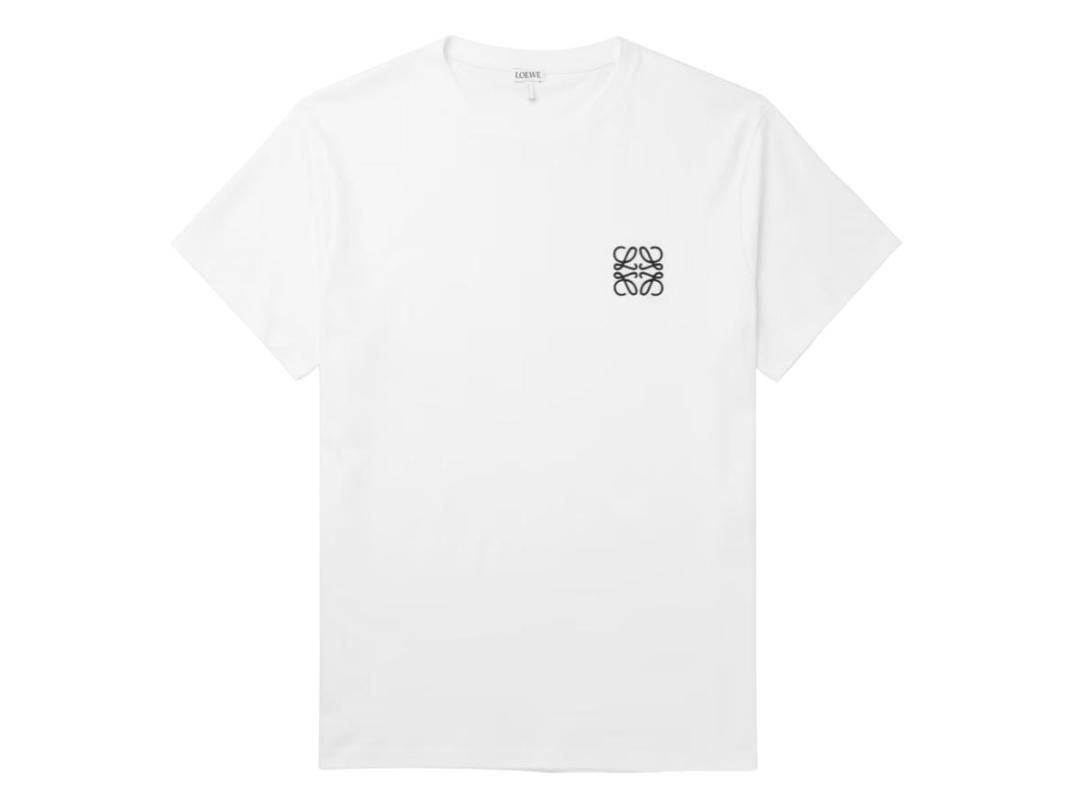 Loewe Loewe Anagram Cotton T-Shirt White