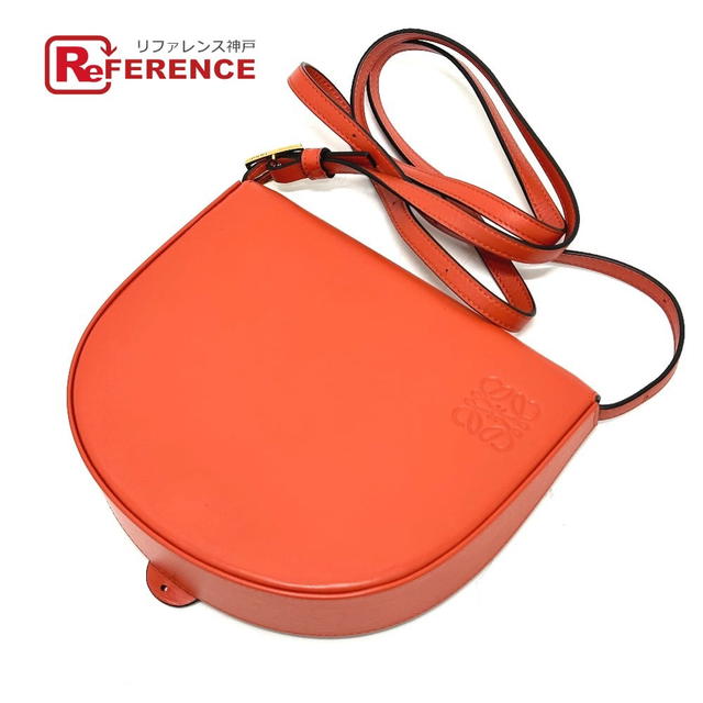 Loewe LOEWE Anagram Heels bag Crossbody Shoulder Bag Leather Orange - view 1