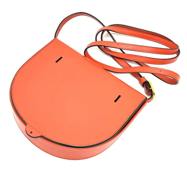 Loewe LOEWE Anagram Heels bag Crossbody Shoulder Bag Leather Orange - view 3