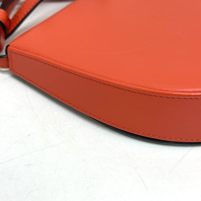 Loewe LOEWE Anagram Heels bag Crossbody Shoulder Bag Leather Orange - view 5