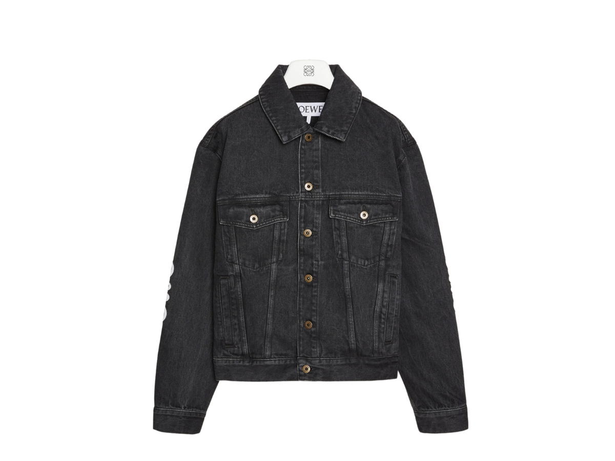 Loewe Loewe Anagram Jacket In Cotton Black