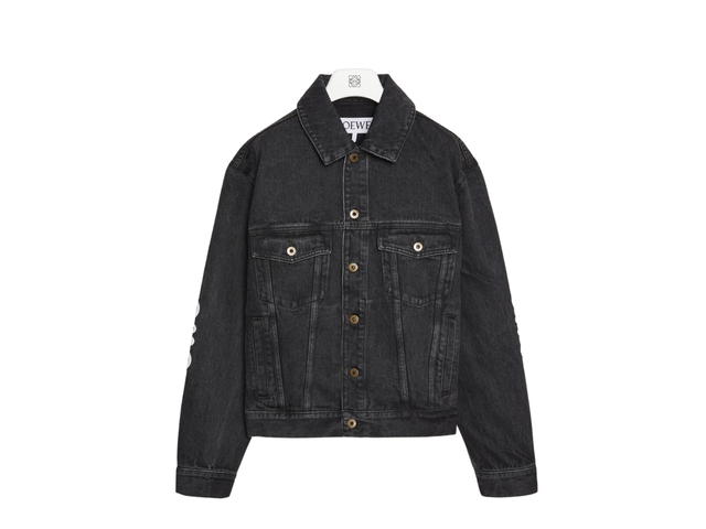 Loewe Loewe Anagram Jacket In Cotton Black - view 1