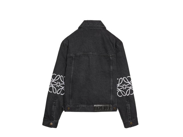 Loewe Loewe Anagram Jacket In Cotton Black - view 2