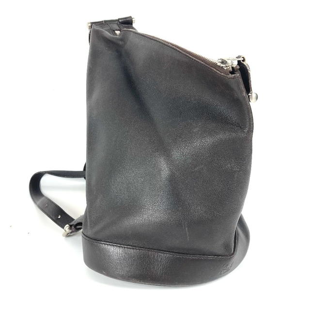 Loewe LOEWE Anagram logo Anton Bags Shoulder Bags Backpack Leather Brown - view 3