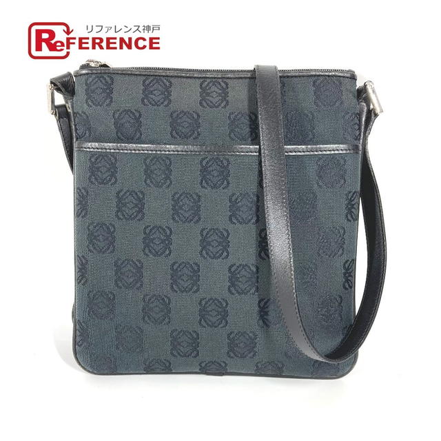Loewe LOEWE Anagram logo Bag Crossbody Pochette Shoulder Bag Leather/Canvas Black - view 1