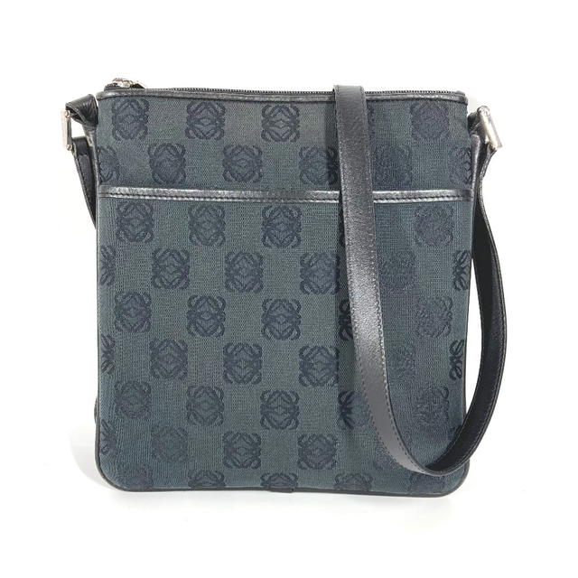 Loewe LOEWE Anagram logo Bag Crossbody Pochette Shoulder Bag Leather/Canvas Black - view 2