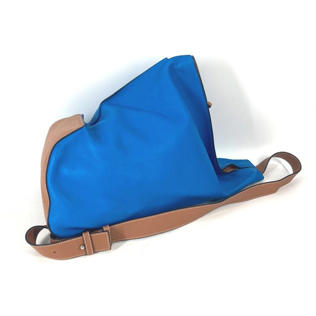 Loewe LOEWE Bag Bicolor Anton cross Shoulder Bag Leather blue/Brown - view 5
