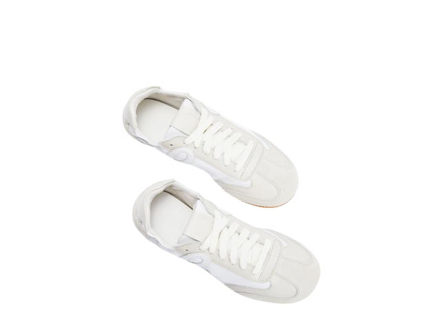Loewe Loewe Ballet Runner In Nylon And Calfskin White-Off-White (W) - view 3