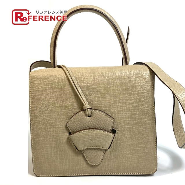 Loewe LOEWE Barcelona 2WAY Shoulder Bag Hand Bag Leather Beige - view 1
