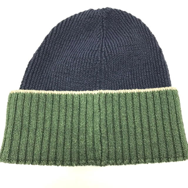 Loewe LOEWE beanie hat knit hat knit cap Anagram logo Knit hat Navy/Green Unused - view 5