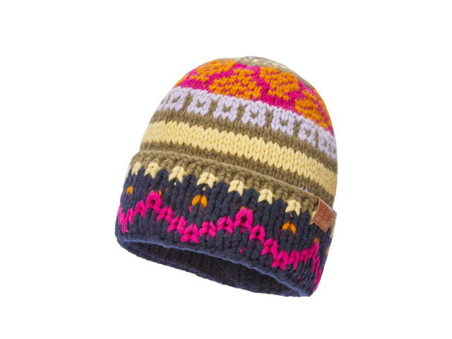 Loewe Loewe Beanie In Wool Dark Blue Multicolor - view 2