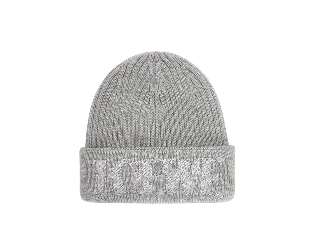Loewe Loewe Beanie In Wool Grey