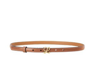 Buy Loewe Belt 15MM In Smooth Calfskin With L Buckle Gold Hardware Tan at Sasom – Authentic and Ready to Ship