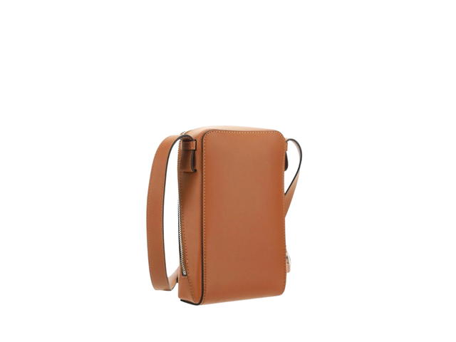 Loewe Loewe Box Shoulder Bag In Calfskin Leather With Silver Hardware Tan - view 2