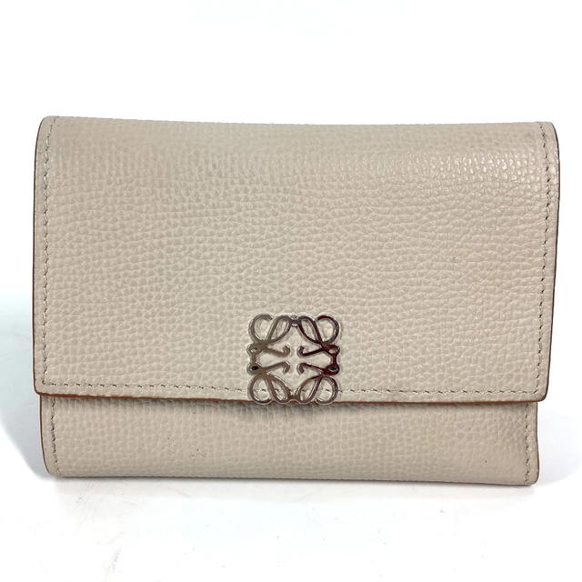 Loewe LOEWE C821S33X07 anagram Vertical wallet small wallet Trifold wallet Leather - view 2