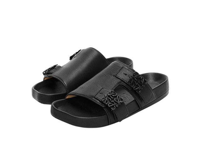 Loewe Loewe Ease Slide In Goatskin Black (W) - view 2