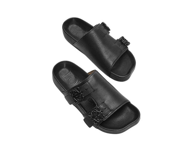 Loewe Loewe Ease Slide In Goatskin Black (W) - view 3