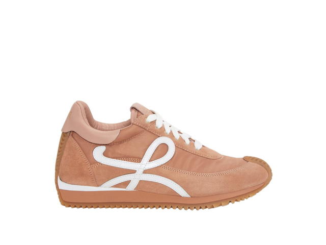 Loewe Loewe Flow Runner In Nylon And Suede Powder (W) - view 1