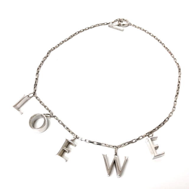 Loewe LOEWE Icon logo Chain Necklace SV925 Silver - view 2