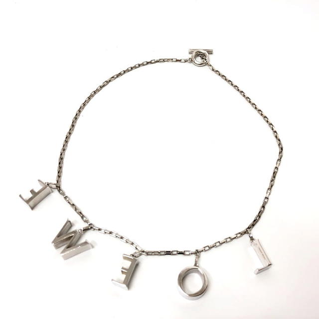 Loewe LOEWE Icon logo Chain Necklace SV925 Silver - view 3