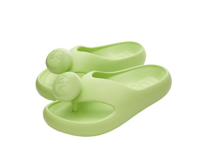 Loewe Loewe Light Foam Rubber Slide Lime (W) - view 3