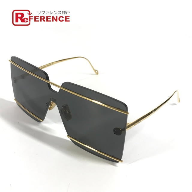 Loewe LOEWE LW40073U logo glasses eyewear sunglasses Plastic / Metal Black/Gold - view 1