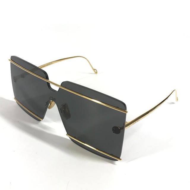 Loewe LOEWE LW40073U logo glasses eyewear sunglasses Plastic / Metal Black/Gold - view 2