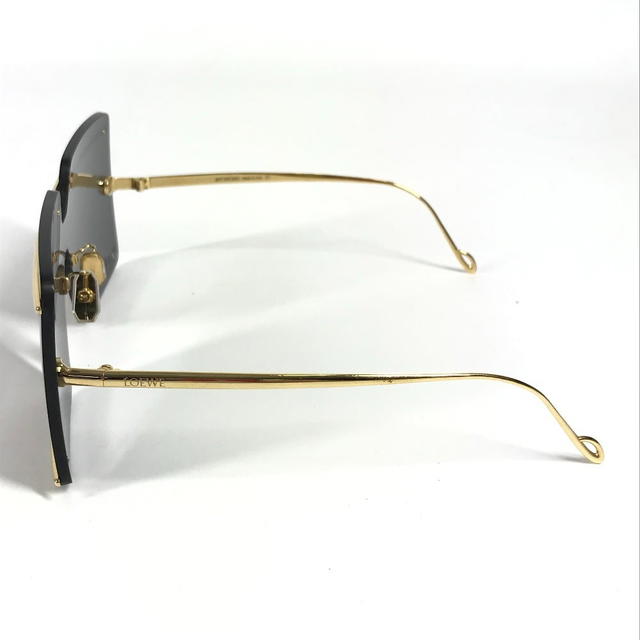 Loewe LOEWE LW40073U logo glasses eyewear sunglasses Plastic / Metal Black/Gold - view 4