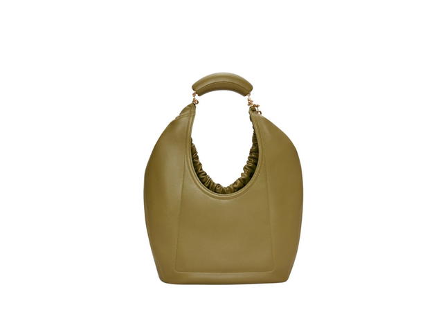 Loewe Loewe Medium Squeeze Bag In Nappa Lambskin Olive - view 3