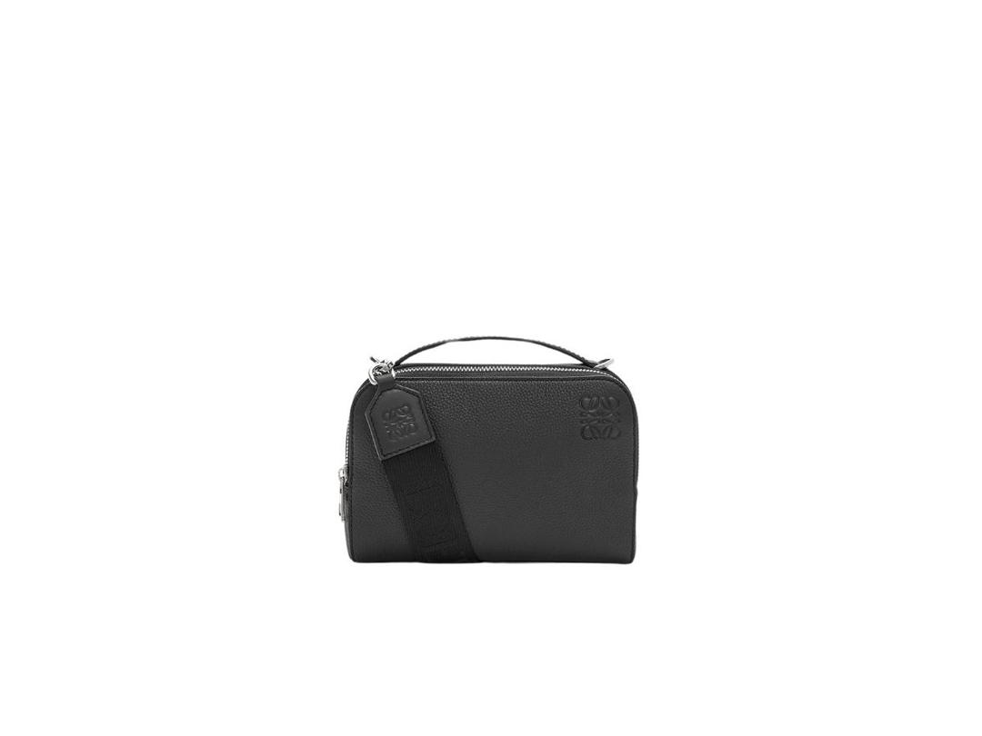 Loewe Loewe Mini Camera Crossbody Bag In Soft Grained Calfskin Black