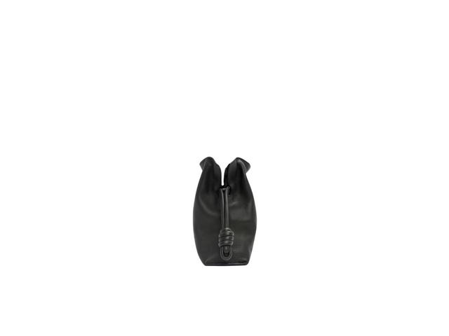 Loewe Loewe Mini Flamenco Clutch In Nappa Calfskin With Gold LOEWE Embossed Black - view 3