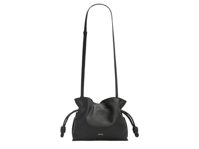 Loewe Loewe Mini Flamenco Clutch In Nappa Calfskin With Gold LOEWE Embossed Black - view 4