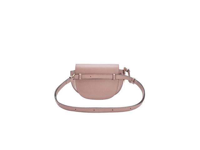 Loewe Loewe Mini Gate Dual Bag In Soft Calfskin And Jacquard Dark Blush - view 2