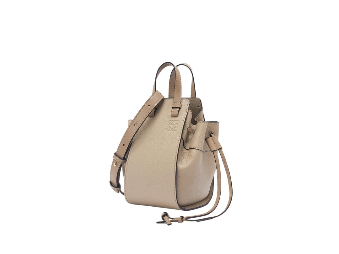 Loewe Loewe Mini Hammock Bag In Soft Grained Calfskin With Gold Hardware Sand