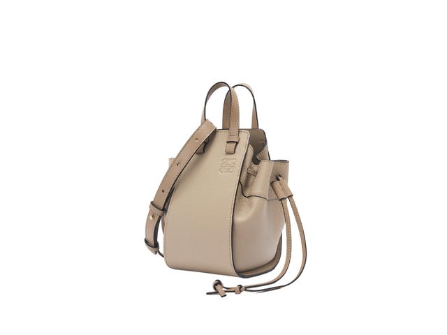 Loewe Loewe Mini Hammock Bag In Soft Grained Calfskin With Gold Hardware Sand - view 1