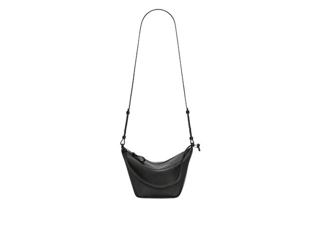 Loewe Loewe Mini Hammock Hobo Bag In Classic Calfskin With Palladium Metallic Black - view 4