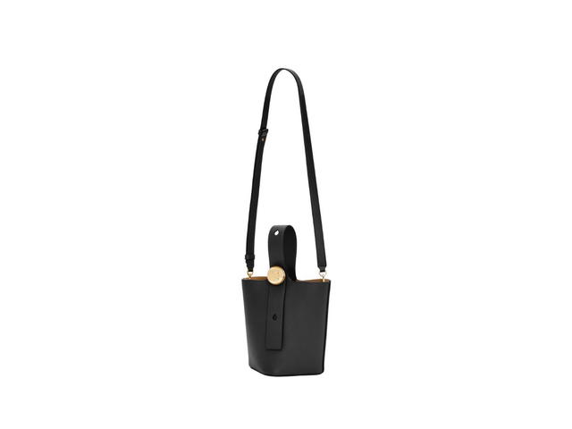 Loewe Loewe Mini Pebble Bucket Bag In Mellow Calfskin Black - view 4